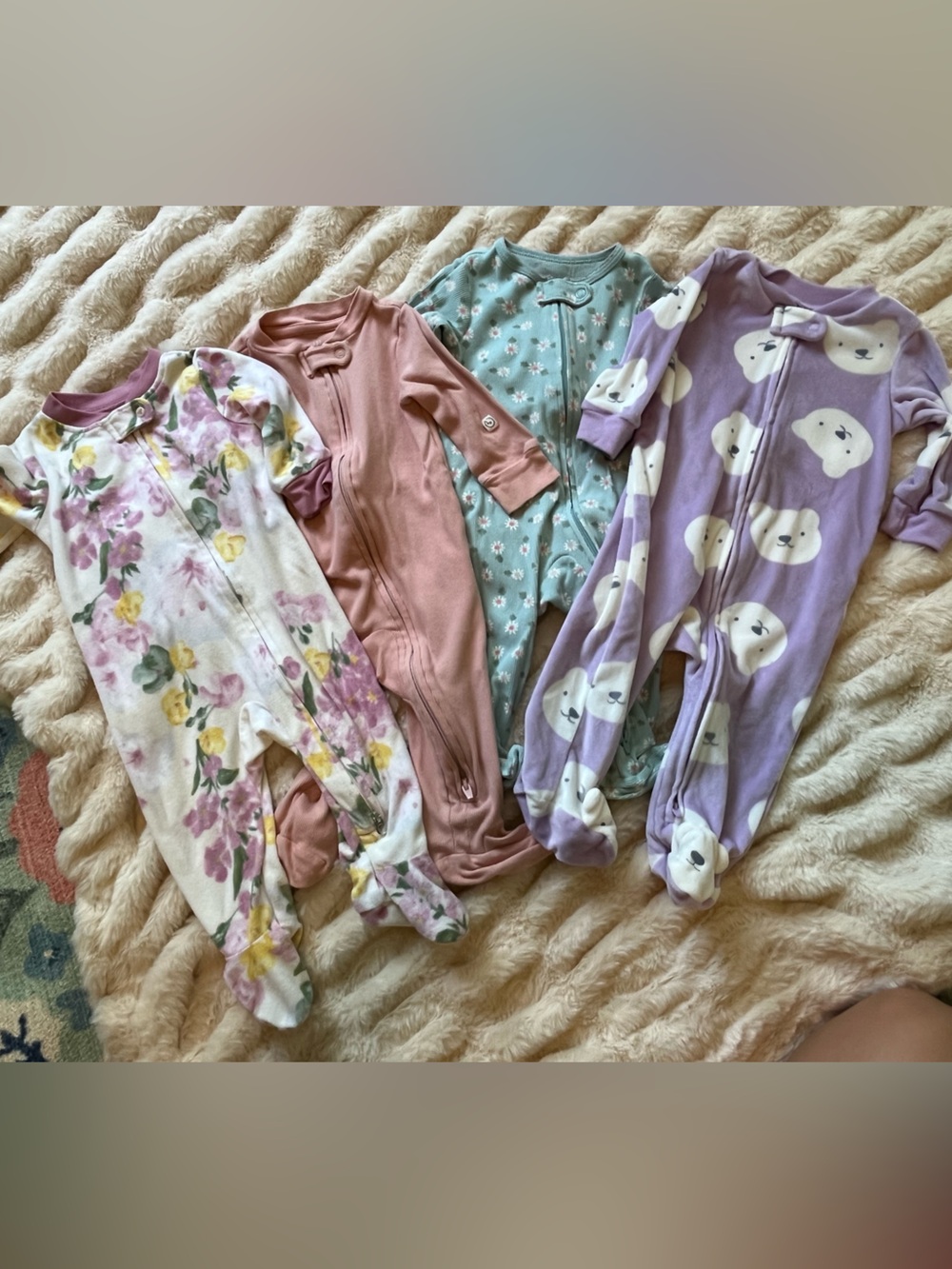 Baby Girl 3-6 month Pajama bundle